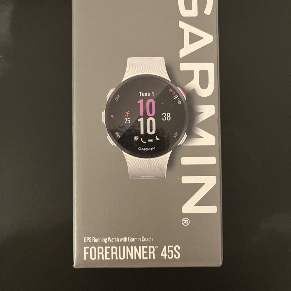 Garmin Forerunner 45S White GPS Running Watch